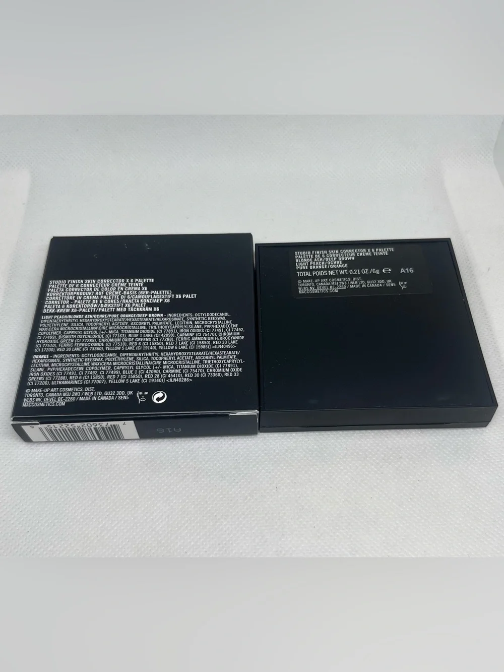 New MAC STUDIO FINISH SKIN CORRECTOR X 6 PALETTE